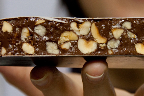 Torrone di Cioccolato, Arance e Mandorle 