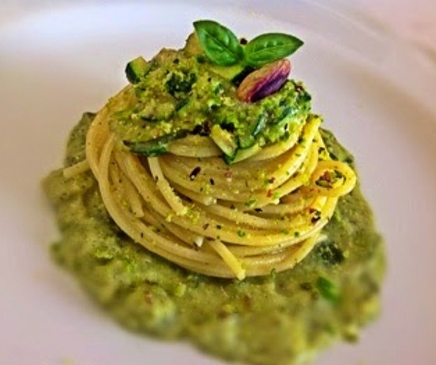Salsa di zucchine e Pistacchi